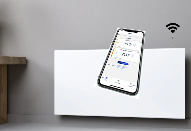 Radiadores de bajo consumo con WIFI integrado.