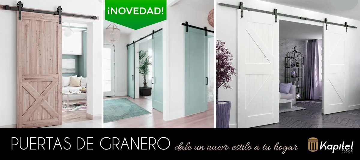 ¿Qué son las puertas de granero?